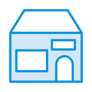 vektör çizim bina mağaza dükkan