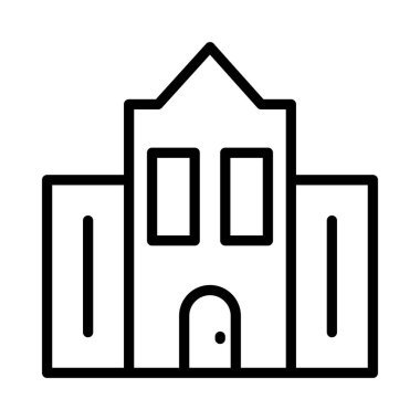 Apartman Ev vektör çizim