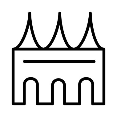 Bina, ofis, daire. Vektör çizim 