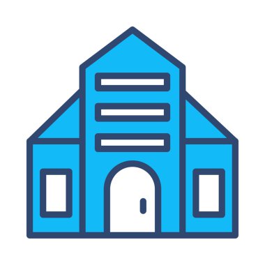 Office plaza vektör çizim oluşturma