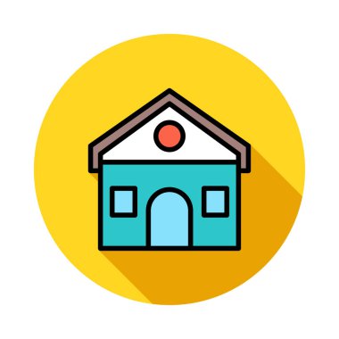 ev apartman vektör çizim 