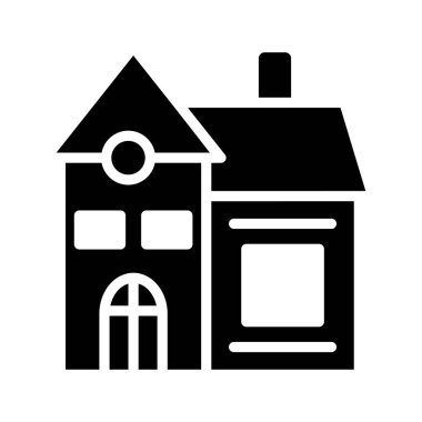 ev daire konut vektör çizim