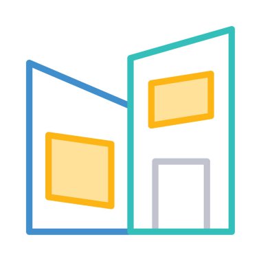 ev plaza vektör çizim