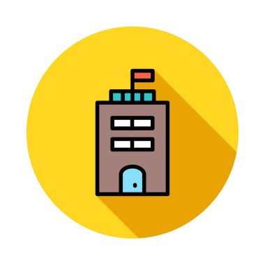 bina kule plaza vektör çizim 