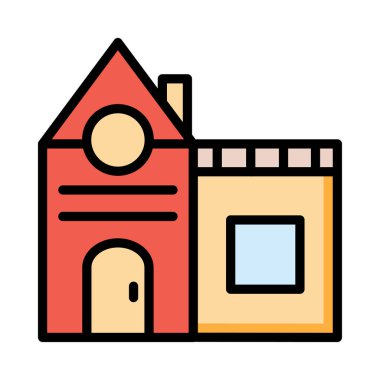 daire ev vektör çizim oluşturma 