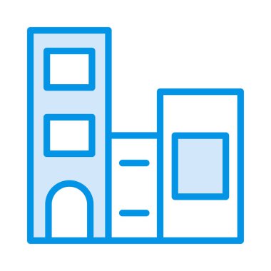 Ofis vektör çizim apartman binası