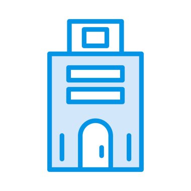 Office apartmanın vektör çizim