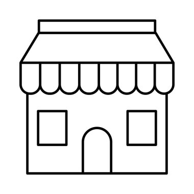 Otel, kutsal kişilerin resmi, vektör çizim Binası 