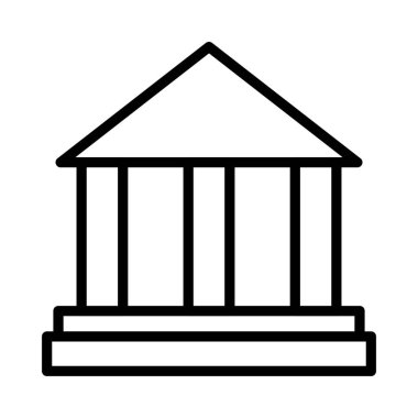 Mahkeme banka vektör çizim oluşturma