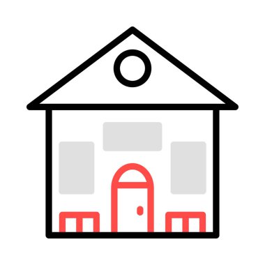 ev ev mağaza vektör çizim 