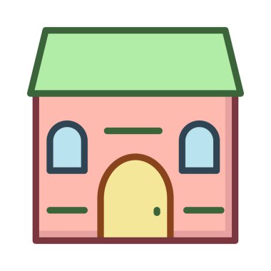 vektör çizim bina mağaza 