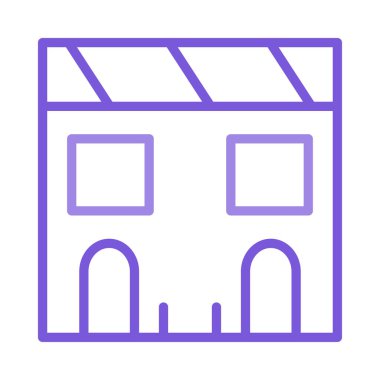 Motel ev ofis vektör çizim