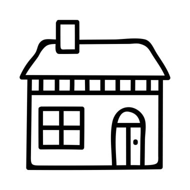 vektör çizim bina mağaza