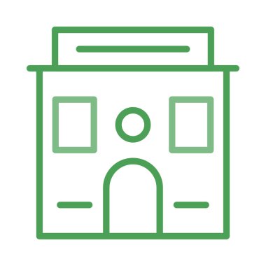 motel cephe vektör çizim oluşturma