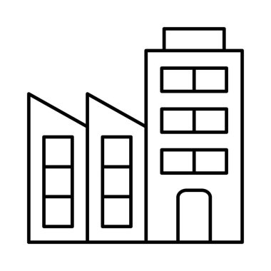 ev daire ofis vektör çizim 