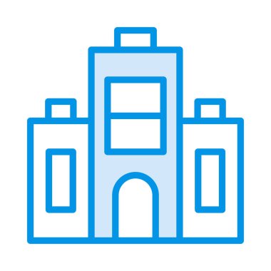 vektör çizim Apartman Bina