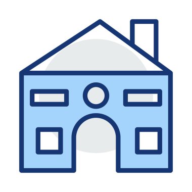 Kutsal kişilerin resmi, vektör çizim Bina mimari, 