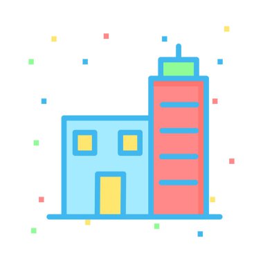 Daire plaza vektör çizim oluşturma 