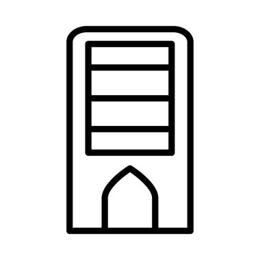 Plaza gayrimenkul vektör çizim oluşturma