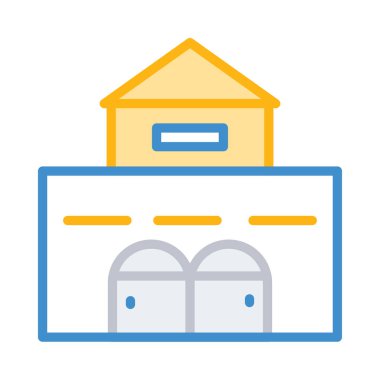 ev konut ev vektör çizim