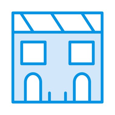 Motel ev ofis vektör çizim