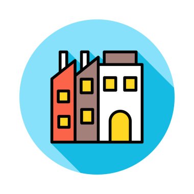 Bina alışveriş merkezi plaza vektör çizim 