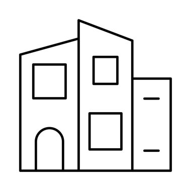 Kutsal kişilerin resmi, vektör çizim Bina mimari, 