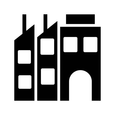 Bina alışveriş merkezi plaza vektör çizim