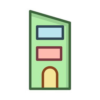 vektör çizim bina plaza tower 