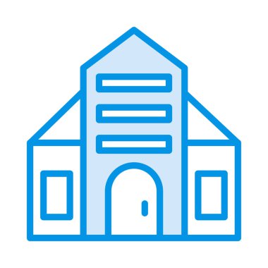 Office plaza vektör çizim oluşturma