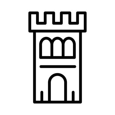 kale foretress vektör çizim oluşturma