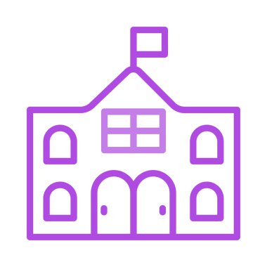 Mahkeme bayrak vektör çizim oluşturma