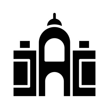 plaza ofis binası vektör çizim