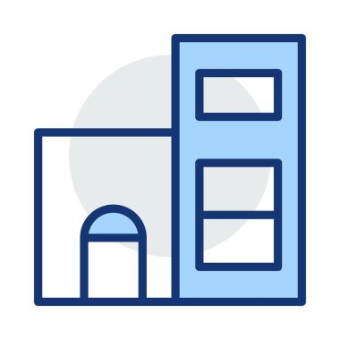 Banka mahkeme vektör çizim oluşturma 