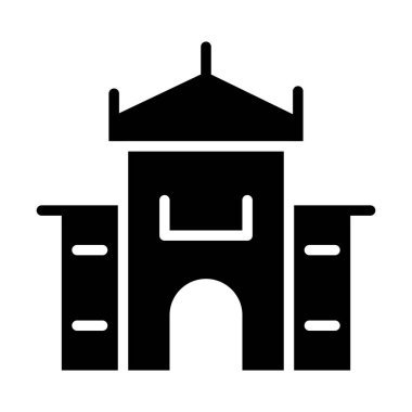 Ofis Plaza vektör çizim Binası