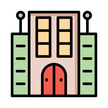 ev ev daire vektör çizim 