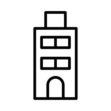 tower plaza vektör çizim oluşturma