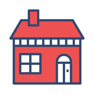 vektör çizim bina mağaza