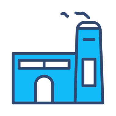 Factroy sanayi tesisi vektör çizim