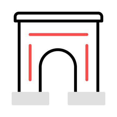 Mahkeme özelliği vektör çizim oluşturma 