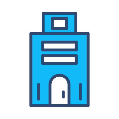 Office apartmanın vektör çizim