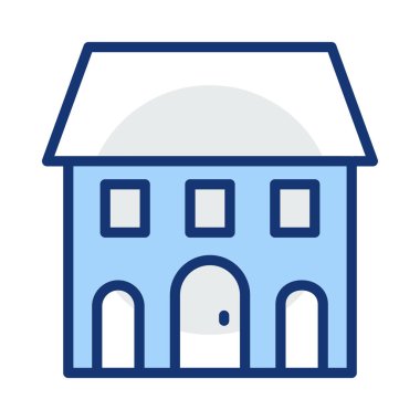 vektör çizim bina mağaza dükkan 