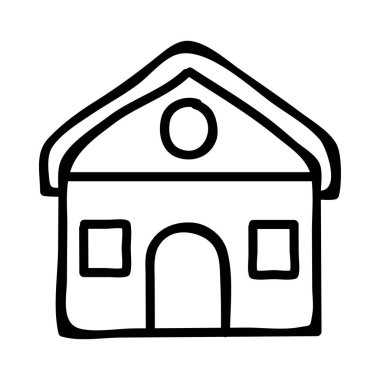 ev apartman vektör çizim