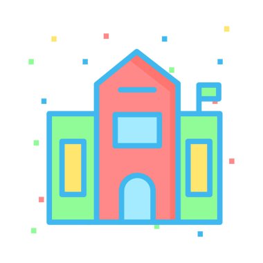 ev bina konut vektör çizim