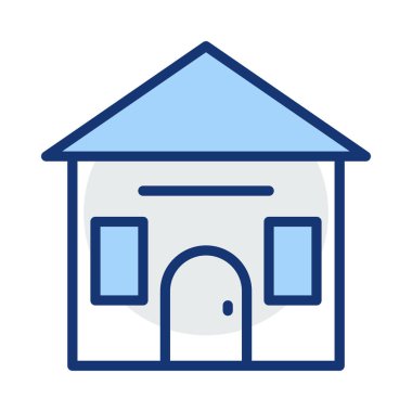 Kutsal kişilerin resmi, vektör çizim Bina mimari, 