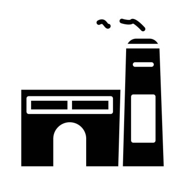 Factroy sanayi tesisi vektör çizim