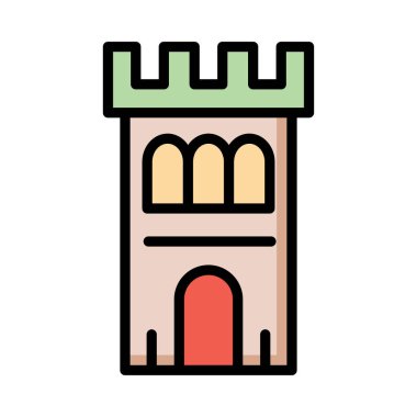 kale foretress vektör çizim oluşturma 