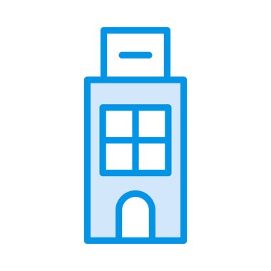 motel ev inşa vektör çizim