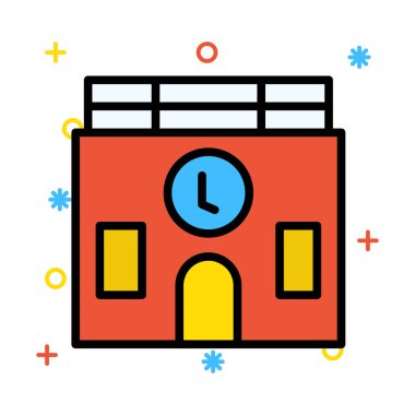 Web simgesi oluşturuyorum. Vektör illüstrasyonu 