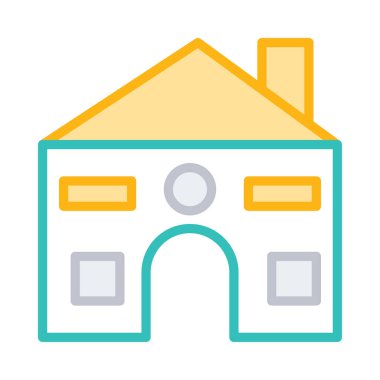 ev ev daire vektör çizim